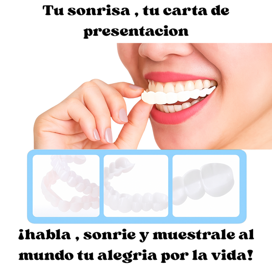 Carillas Dentales Instantáneas Sonrisa 360™ Sin dentista.